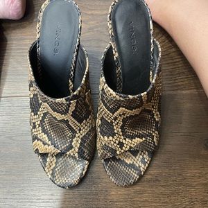 Vince snake skin heels